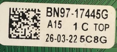 MAIN PARA SMART TV SAMSUNG 4K RESOLUCION (3840 x 2160) UHD / NUMERO DE PARTE BN94-00053T / BN41-02852E / BN9400053T / 00053T / BN97-17445G / EAPJ2208 / PANEL CY-BT058HGCV1H / DISPLAY PT580GT03-1 VER.1.0 / MODELO UN58TU700DFXZA XA07 / UN58TU7000FXZA XA07 - Imagen 4